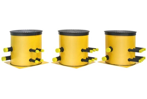 Buiten verdeler voor aardwarmte Type Basic 2 groeps